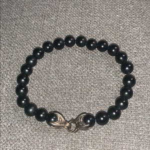 David Yurman black onyx spiritual beads bracelet